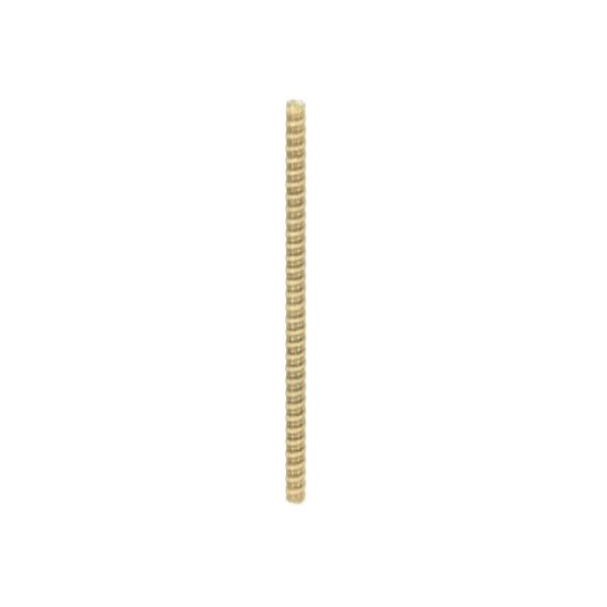 Satco 90-5184 1/8 IP Steel Yellow Zinc Plated 23" Length 3/8" Wide