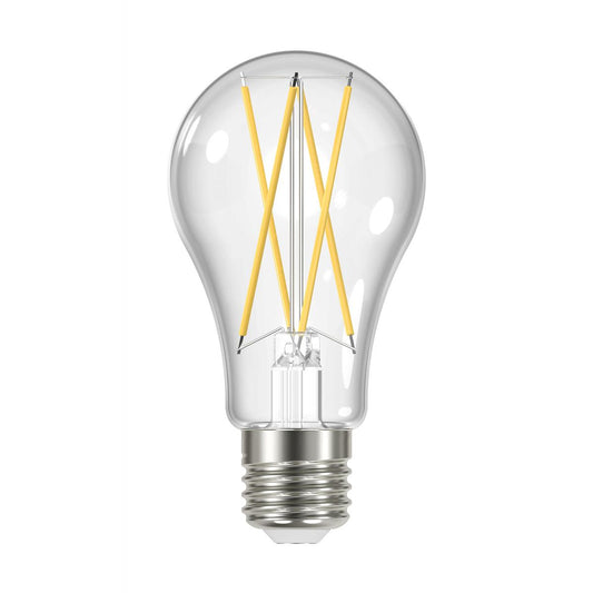 Replacement for Satco S11513 12 Watt A19 LED Clear Medium base 2700K 120 Volt 4-Pack - NOW S12442