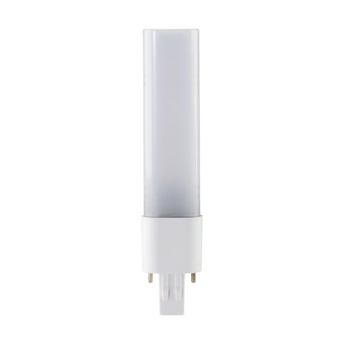 Satco S11553 5.5 Watt LED PL 2-PIN Dual Mode 4000K GX23 base Type A/B Ballast Dependent or Ballast Bypass 120-277 Volt