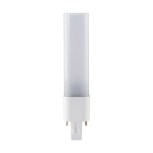 Satco S11554 5.5 Watt LED PL 2-PIN Dual Mode 5000K GX23 base Type A/B Ballast Dependent or Ballast Bypass 120-277 Volt