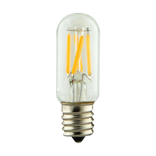 Satco S12114 3.5 Watt T7 LED Clear Intermediate base 3000K 350 Lumens 120 Volt Carded