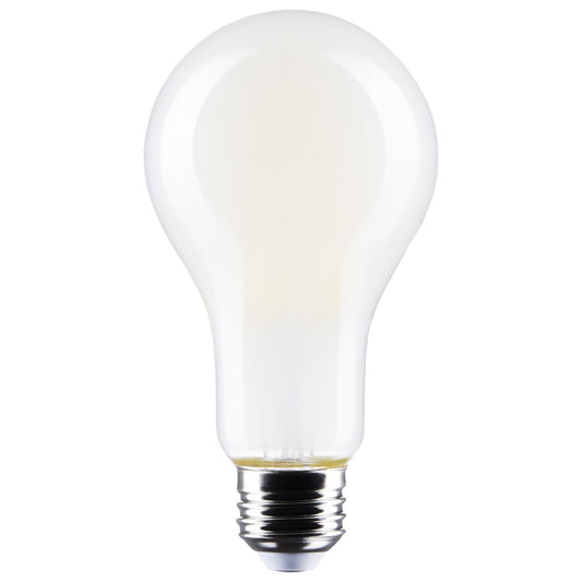 Satco S12446 17 Watt A21 LED Frost Finish Medium base 5000K 120 Volt