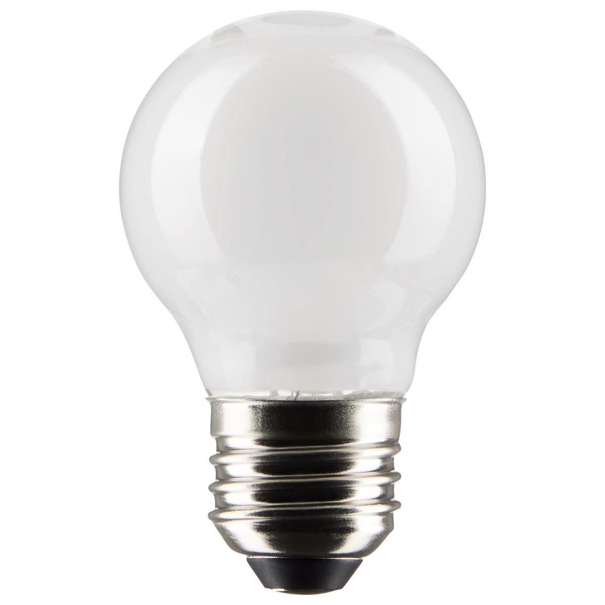 Satco S21219 4.5 Watt G16.5 LED; White; Medium base; 90 CRI; 4000K; 120 Volt