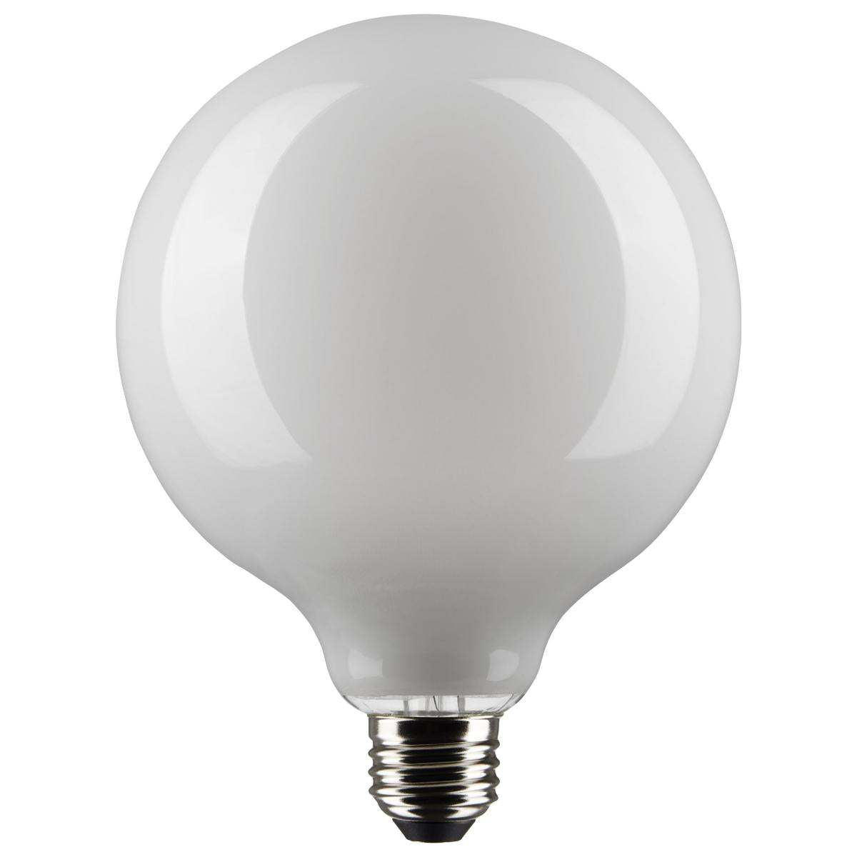 Satco S21255 6 Watt G40 LED; White; Medium base; 90 CRI; 2700K; 120 Volt