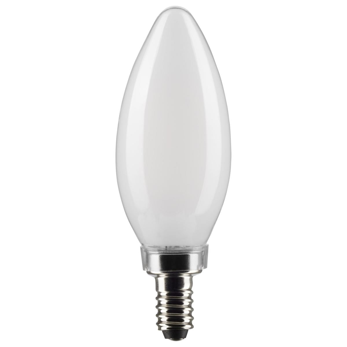 Satco S21279 5.5 Watt B11 LED; Frost; Candelabra base; 90 CRI; 3000K; 120 Volt