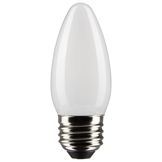 Satco S21283 3 Watt B11 LED; Frost; Medium base; 90 CRI; 2700K; 120 Volt