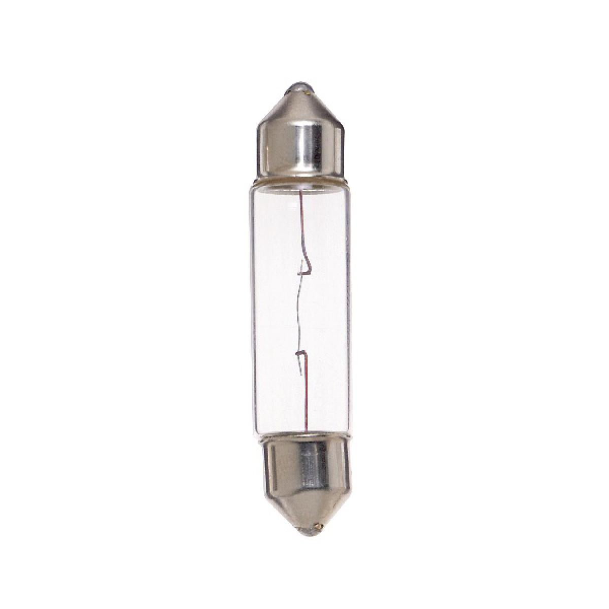 Satco S2399 3 Watt miniature T3 1/4 1000 Average rated hours Festoon base 24 Volt