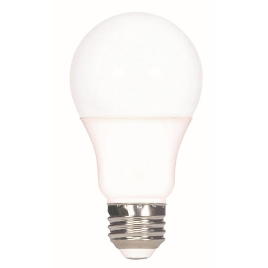 Satco S25012 9.2 Watt A19 LED 5000K Medium base 220 deg. Beam Angle 12V-24VAC 12V-34VDC