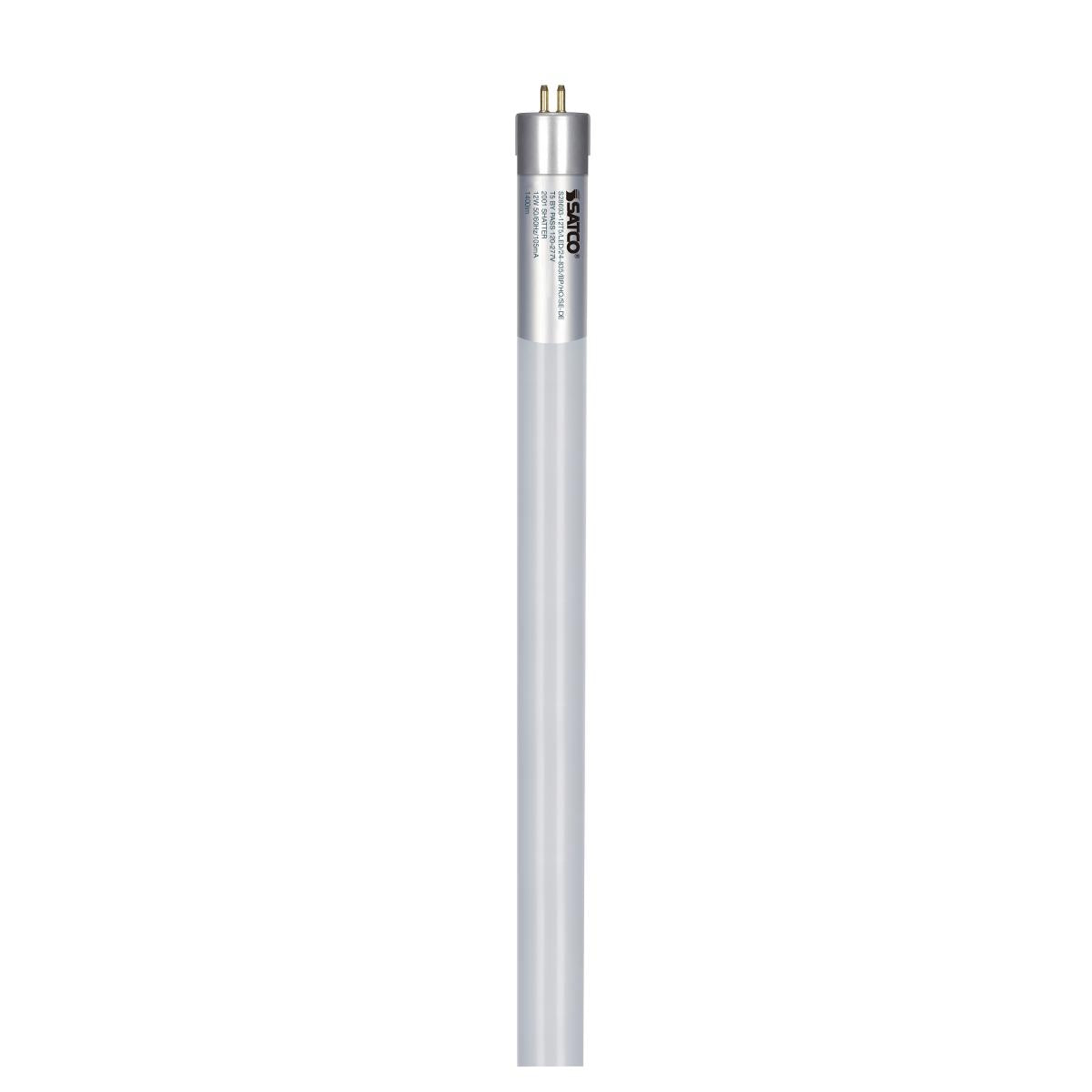 Satco S28693 12 Watt T5 LED Miniature bi-pin base 3500K 120-277 Volt Type B Ballast Bypass Single or Double Ended Wiring