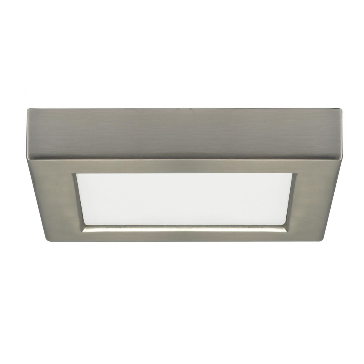 Replacement for Satco S29325 10.5 watt 5.5" Flush Mount LED Fixture 2700K Square Shape Brushed Nickel Finish 120 volts - NOW 62/1707