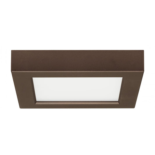 Replacement for Satco S29326 10.5 watt 5.5" Flush Mount LED Fixture 2700K Square Shape Bronze Finish 120 volts - NOW 62/1706