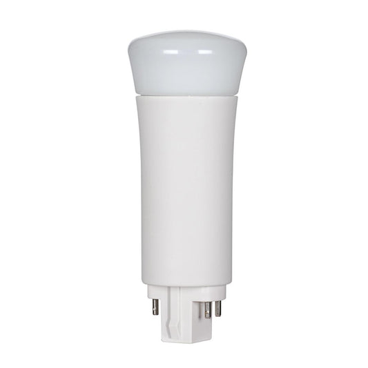 Satco S29860 9 Watt LED PL 4-Pin 4000K 1100 Lumens G24q base 50000 Average rated hours 120 Deg. Beam Angle Type A Ballast dependent
