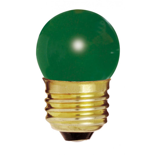 Halco 7024 S11GRN7.5C Standard S11 E26 Base Green Scoreboard Bulb