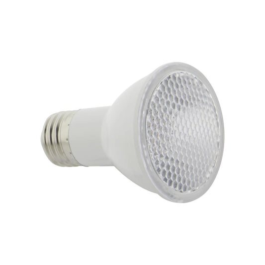 Satco S39188 6.5 Watt PAR20 LED Amber color 40 deg. Beam Angle Medium base 120 Volt Turtle Friendly