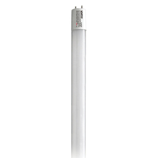 Satco S39926 12 Watt T8 LED 3Ft 3000K Medium Bi Pin base Type B Ballast Bypass Single or Double Ended Wiring