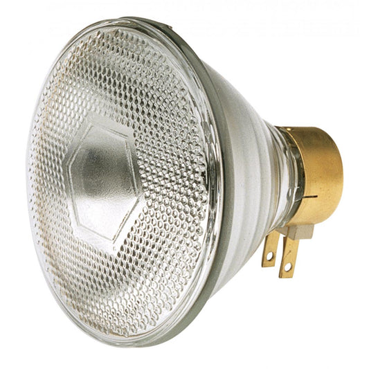 Replacement for Satco S4801 65PAR38/3SP 65 Watt PAR38 Incandescent Clear 2000 hours 765 Lumens Side Prong base 120 Volt - NOW Flood only