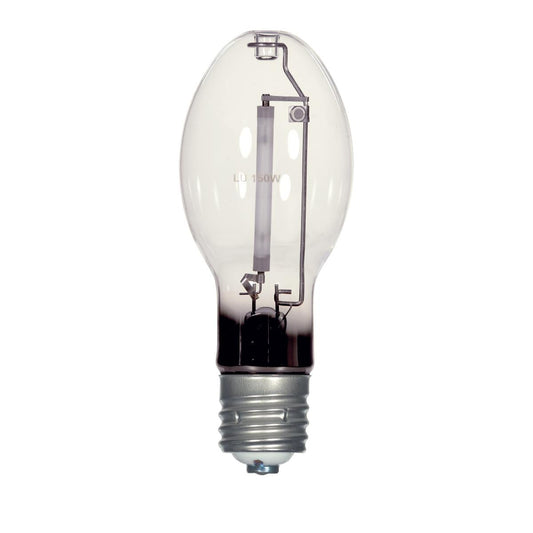 Satco S5901 LU150/ED23.5/HO 150 Watt High Pressure Sodium HID Mogul base ET23 1/2 Clear 20 CRI 2000K