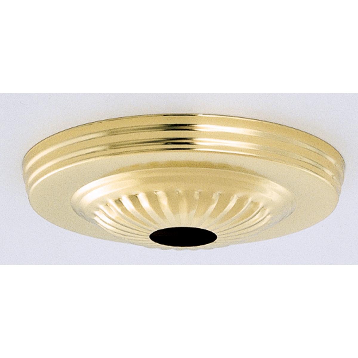 Satco S70-196 Ribbed Canopy Kit Vacuum Chrome Finish