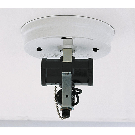 Satco S70-235 Twin Cluster Ceiling Holder With Pull Chain
