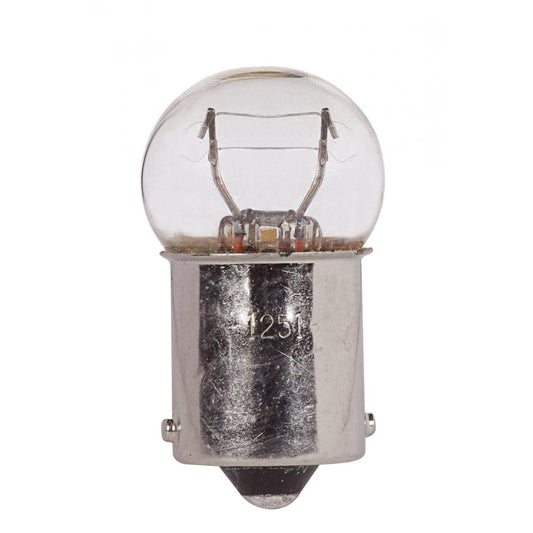 Satco S7057 1251 6.4 Watt miniature G6 2000 Average rated hours Bayonet Single Contact Base 28 Volt