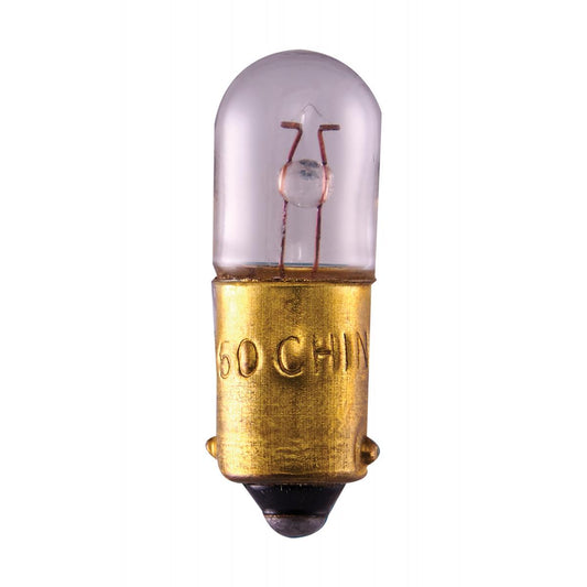 Satco S7079 1850 0.45 Watt miniature T3 1/4 1500 Average rated hours Miniature Bayonet base 5 Volt