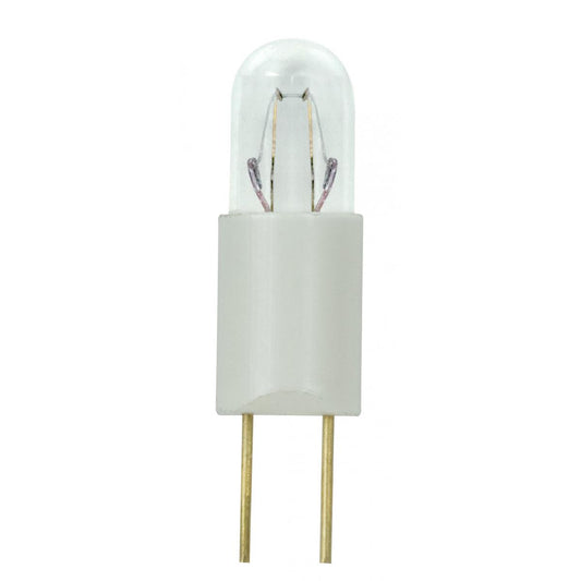 Satco S7151 7382 1.12 Watt miniature T1 3/4 50000 Average rated hours G3.17 base 14 Volt