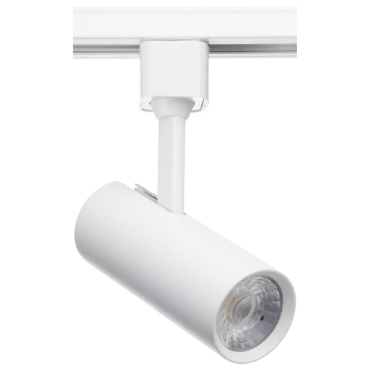 Satco TH601 10 Watt; LED Commercial Track Head; White; Cylinder; 24 Degree Beam Angle