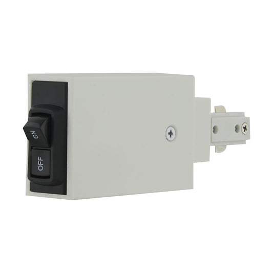 Satco TL101 120 Watt 120 Volt 1 Amp White Track Live End Current Limiter