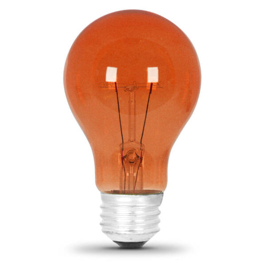 FEIT A19/O/10KLED 11,000 Hour Non-Dimmable Orange LED A19