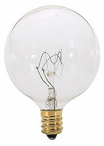 Replacement for Satco S3728 40W G16 1/2 40 watt G16 1/2 Clear Incandescent E12 Candelabra base 120V - NOW LED S21810